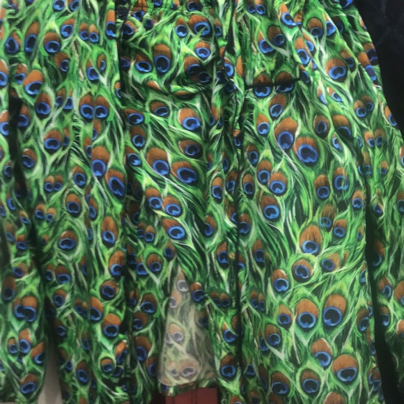 Dolce gabbana pure silk peacock lounge set unisex set pj - Picture 7 of 14